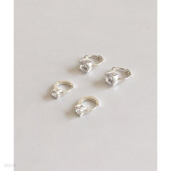 (silver925) shine cubic earring