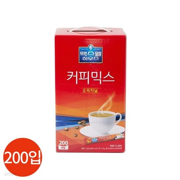 맥스웰 커피믹스 오리지날 11.8g x 200입