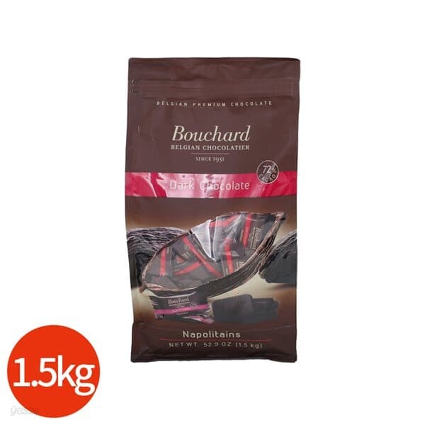 부샤드 다크 72% 초콜릿 1.5kg