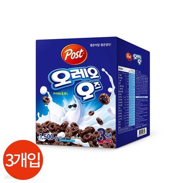 포스트 오레오 오즈 500g x 3개