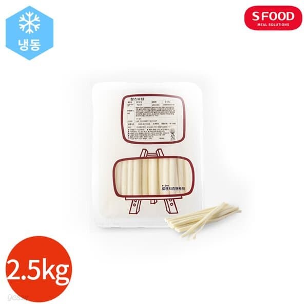 에스푸드 로젠 참 스트링 치즈 2500g