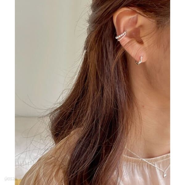 (silver 925) mini wave earring