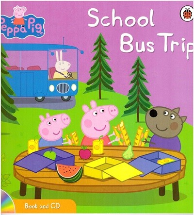 Peppa Pig: School Bus Trip (Book and CD)