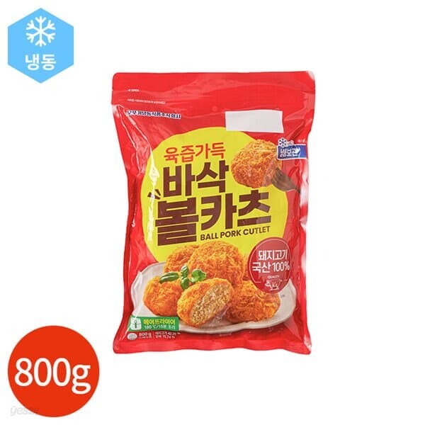 오뚜기 냉동 육즙가득 바삭 볼카츠 800g