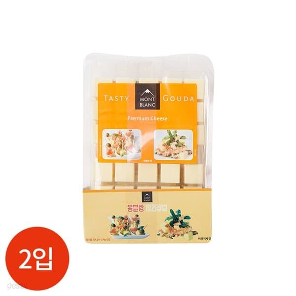 몽블랑 고다 큐브 치즈 220g x 2개