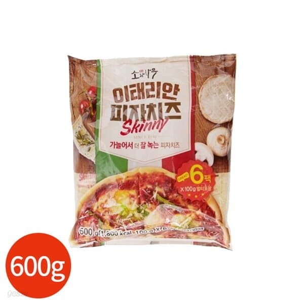 소와나무 피자치즈 스키니 100g x 6입