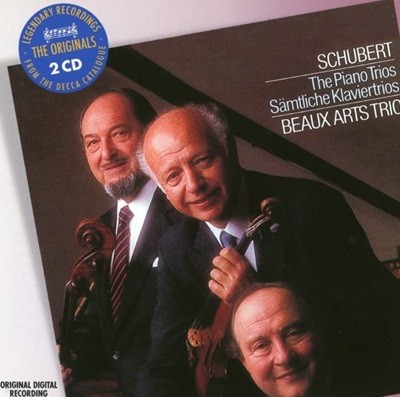 보자르 트리오 - Beaux Arts Trio - Schubert The Piano Trios 2Cds [E.U발매]