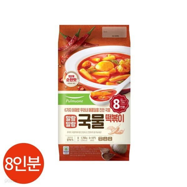 풀무원 국물 떡볶이 8인분 1700g