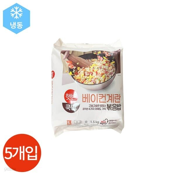 햇반 베이컨 계란 볶음밥 300g x 5봉