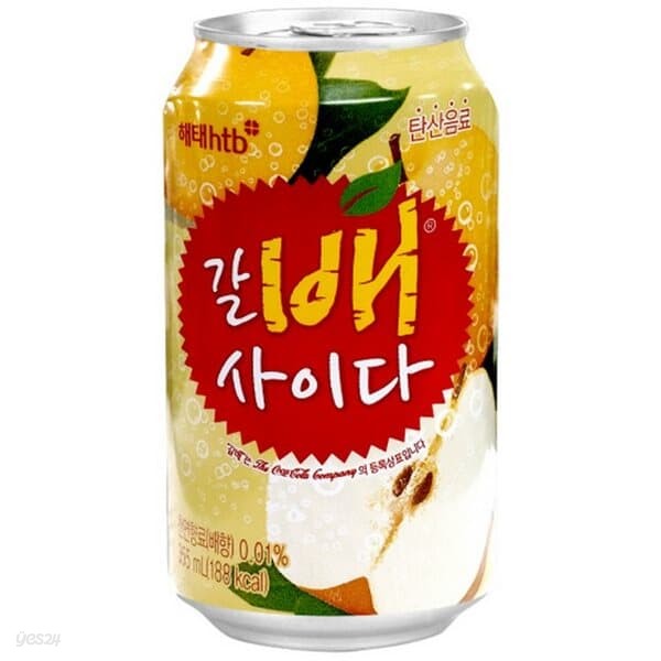 갈배 사이다 355ml/24캔