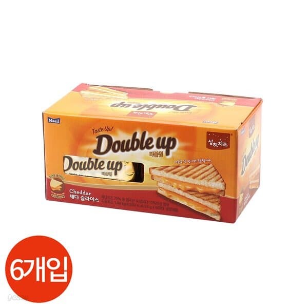 매일 상하치즈 더블업 체다 슬라이스 240g x 6개