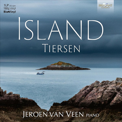 Jeroen van Veen — 아일랜드 - 얀 티에르상: 피아노 작품집 (Island - Tiersen: Works for Piano) - Jeroen van Veen 앨범 커버