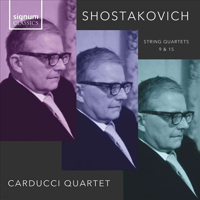 Ÿںġ:   9 & 15 (Shostakovich: String Quartets Nos.9 & 15)(CD) - Carducci Quartet