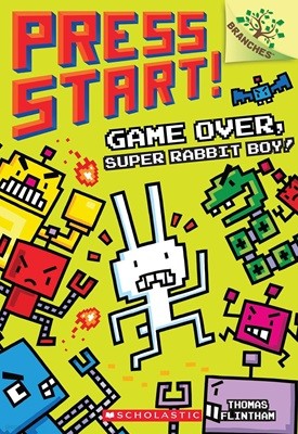 Press Start! #1: Game Over, Super Rabbit Boy! (CD포함, Paperback)