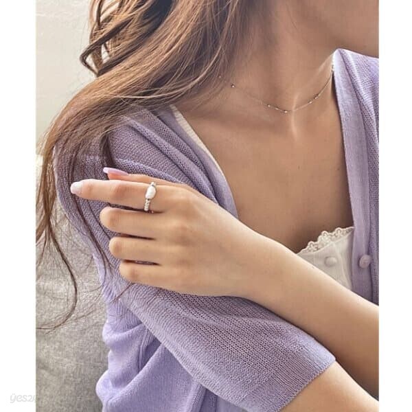 (silver 925) silverball pearl ring