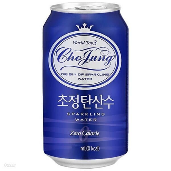 초정탄산수 플레인 350ml/24캔