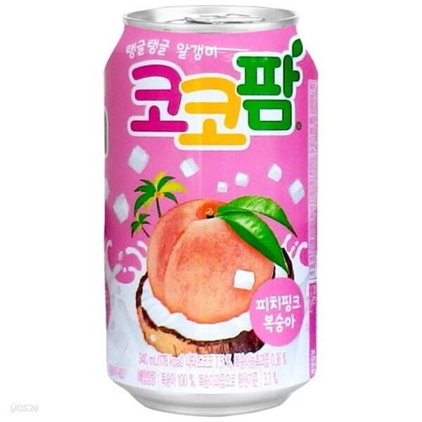 코코팜 피치핑크 340ml/24캔