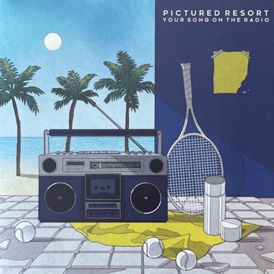[̰ LP] Pictured Resort - Your Song On The Radio (7Inch Vinyl) (Japan ) - Record Store Day 2023