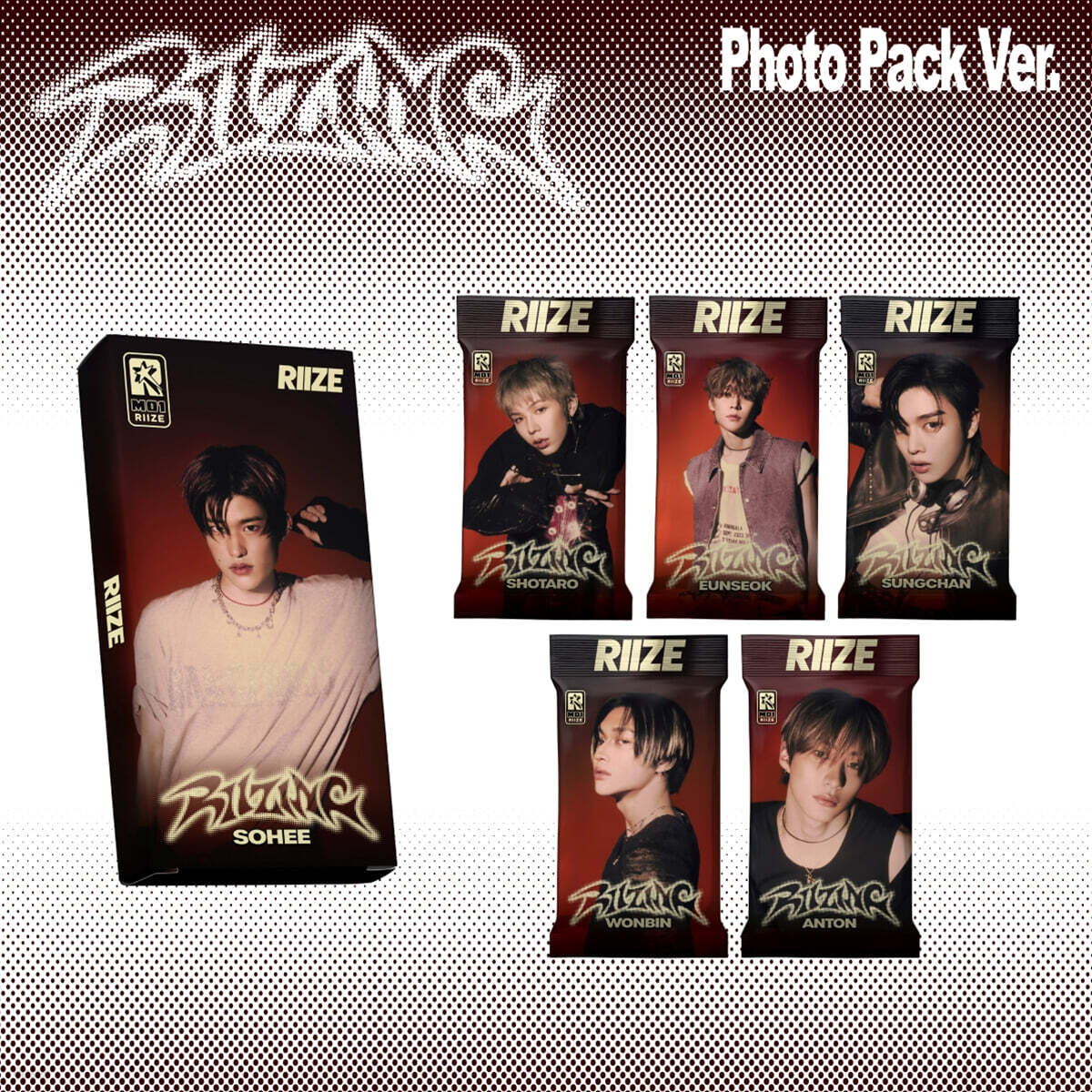 라이즈 (RIIZE) - 미니앨범 1집 : RIIZING [Photo Pack Ver.](스마트앨범) [6종 SET]