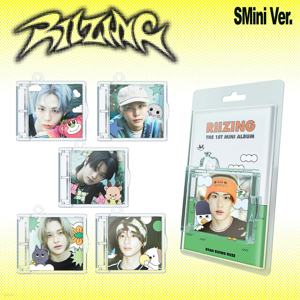 RIIZE (라이즈) - 미니앨범 1집 : RIIZING [SMini Ver.](RRR 라라즈 Edition) [6종 중 1종 랜덤발송]