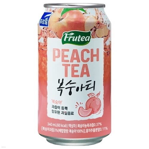 푸르밀 복숭아티 340ml/24캔