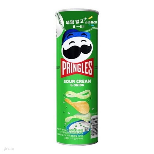 프링글스 사워크림 n 어니언 110g - 예스24