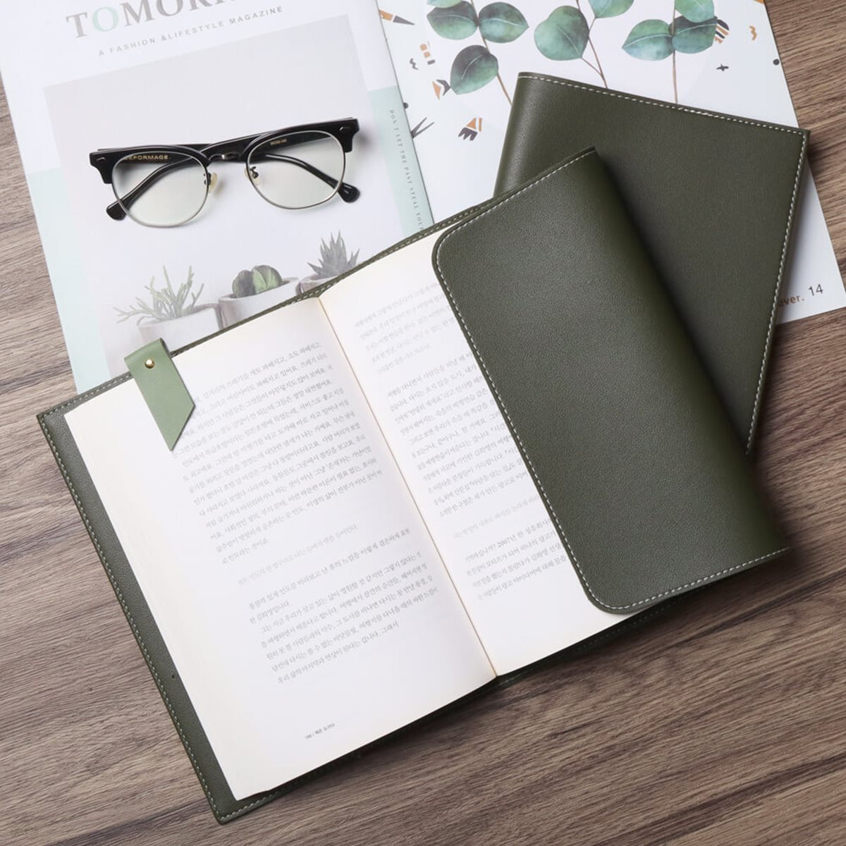 [무료각인]오브리즈 공방 가죽 북커버 책커버 (사은품증정)