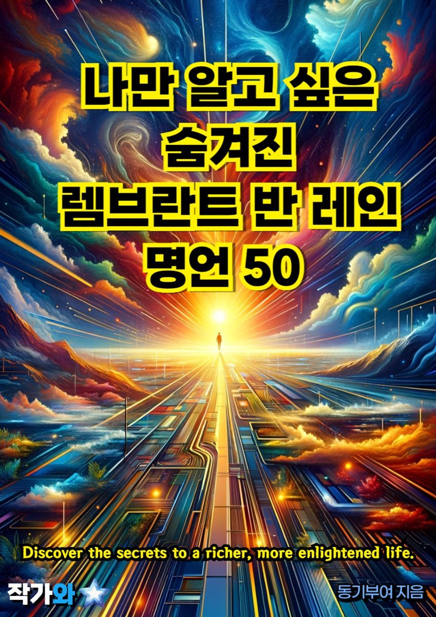 나만 알고 싶은 숨겨진 렘브란트 반 레인 명언 50