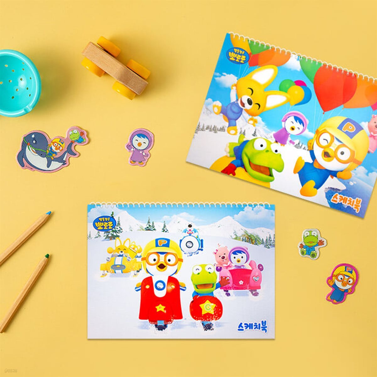뽀로로 스케치북 도화지 미술용 1권