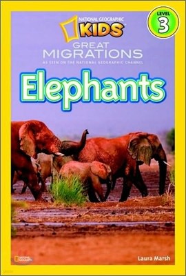 National Geographic Kids Readers Level 3: Elephants (Paperback)