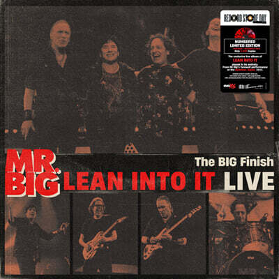 Mr. Big — The Big Finish - Lean into it Live - 앨범 커버
