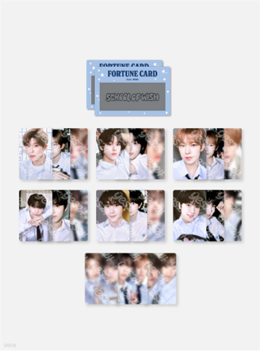 NCT WISH FAN MEETING [SCHOOL of WISH] FORTUNE SCRATCH CARD SET