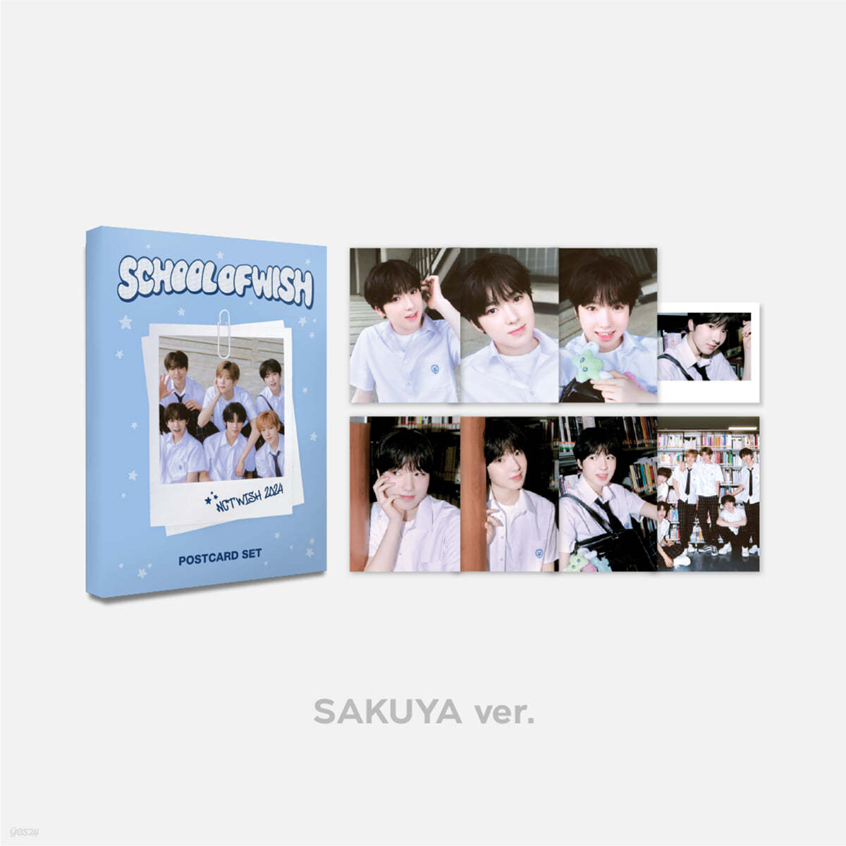 NCT WISH FAN MEETING [SCHOOL of WISH] POSTCARD SET [사쿠야 ver.]