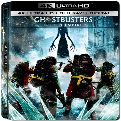 Ghostbusters: Frozen Empire (고스트버스터즈: 오싹한 뉴욕) (Steelbook)(4K Ultra HD+Blu-ray)(한글무자막)(4K Ultra HD)