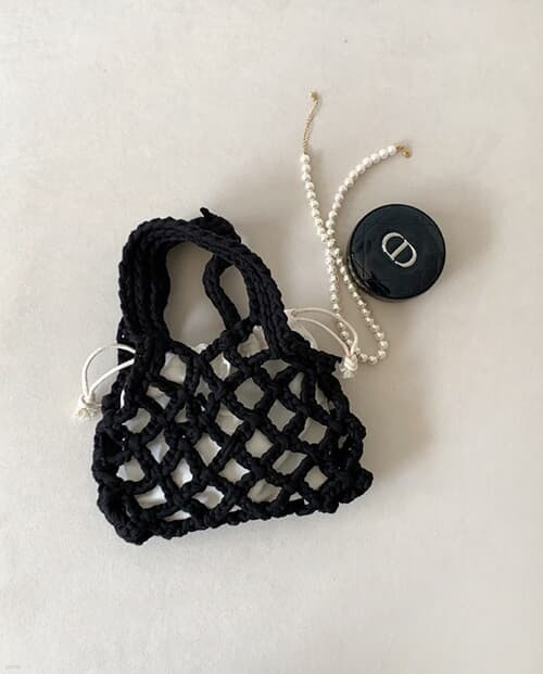 Fruity mini knit bag