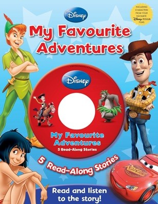 Disney Adventure 5 Book Slipcase () (Book and CD)(Hardcover)