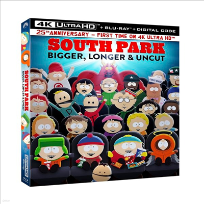 South Park: Bigger Longer & Uncut (콺 ũ) (4K Ultra HD+Blu-ray)(ѱ۹ڸ)(4K Ultra HD)