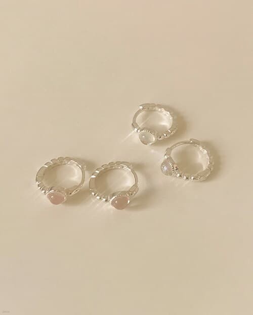 [925 Silver] Sunshine earrings E 10