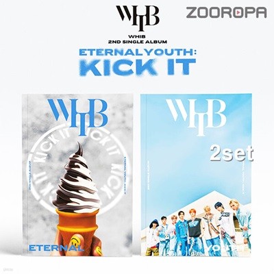 [미개봉/2종세트] WHIB 휘브 ETERNAL YOUTH KICK IT 싱글앨범 2집