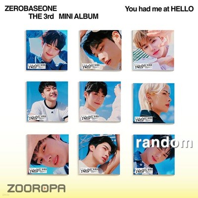 [̰/DIGIPACK] κ̽ ZEROBASEONE You had me at HELLO ̴Ͼٹ 3