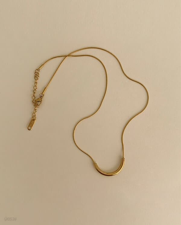 [써지컬] One line necklace N 100