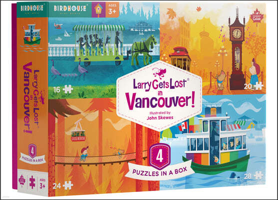 Larry Gets Lost in Vancouver Puzzle: 4 Puzzles in a Box