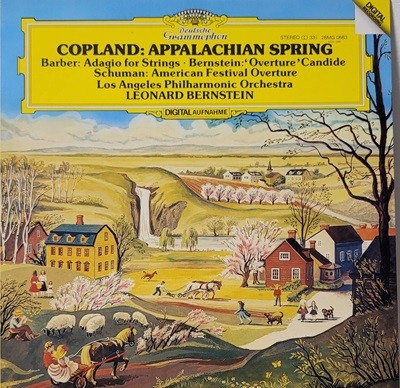 [LP] 83년 Copland: Appalachian Spring Bernstein 코플런드 애팔래치아의 봄, 번스타인 [일본반] 1983년