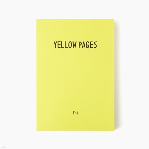 YELLOW PAGES NOTE