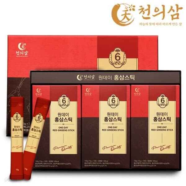 [천의삼] 원데이 홍삼스틱 (15g*30포)