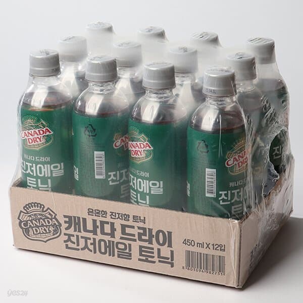 캐나다 드라이 진저에일 토닉워터 450ml x 12병