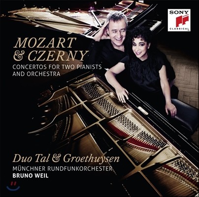 Duo Tal & Groethuysen Ʈ / ü:   ǾƳ븦  ְ - Ż & ׷Ʈ (Mozart & Czerny : Concertos for Two Pianists and Orchestra)