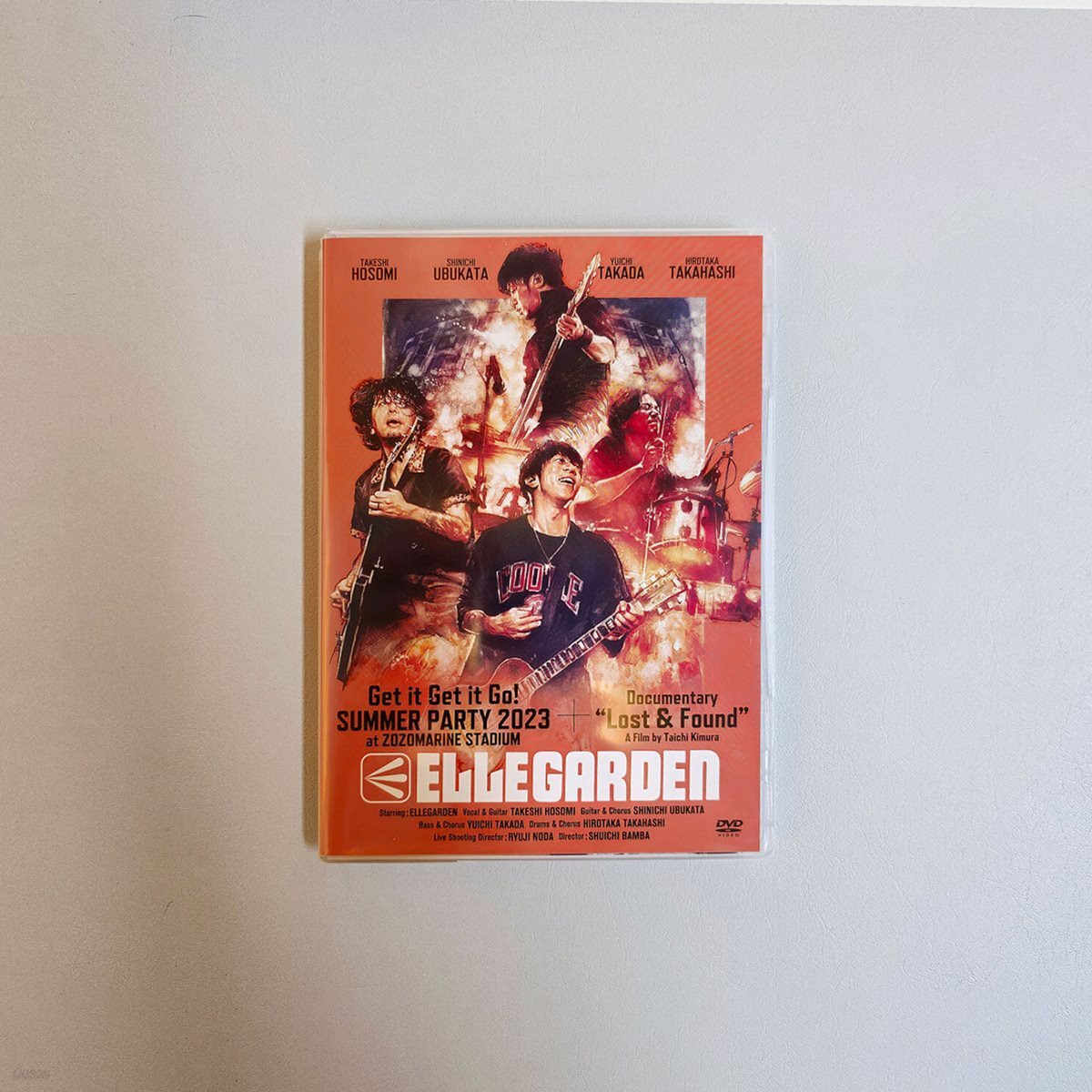 [국내배송] ELLEGARDEN (엘르가든) Get It Get It Go! Summer Party 2023 + Lost&Found 다큐 DVD 및 B2 포스터