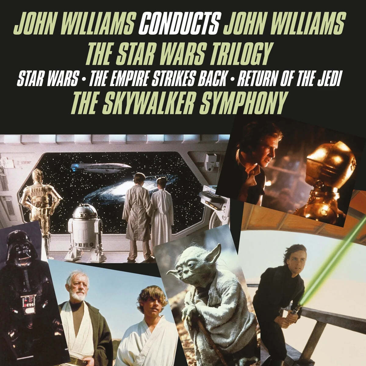 스타워즈 3부작 영화음악 (John Williams Conducts John Williams - The Star Wars Trilogy) [그린 컬러 2LP]