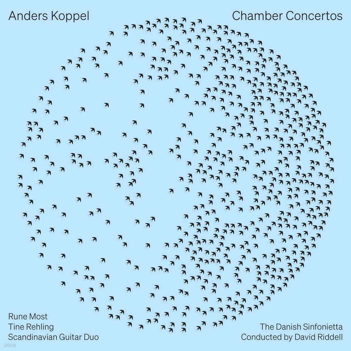 David Riddell 코펠스: 두 대의 기타를 위한 협주곡, 플루트 협주곡 ‘제비’, 하프 협주곡 ‘아르포’ (Koppel: Chamber Concertos)